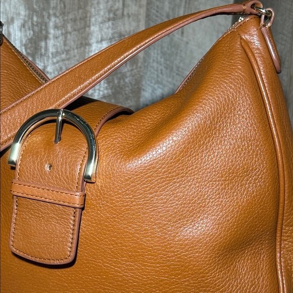 Talbots Soft Pebbled Leather Hobo Bag - Picture 9 of 16